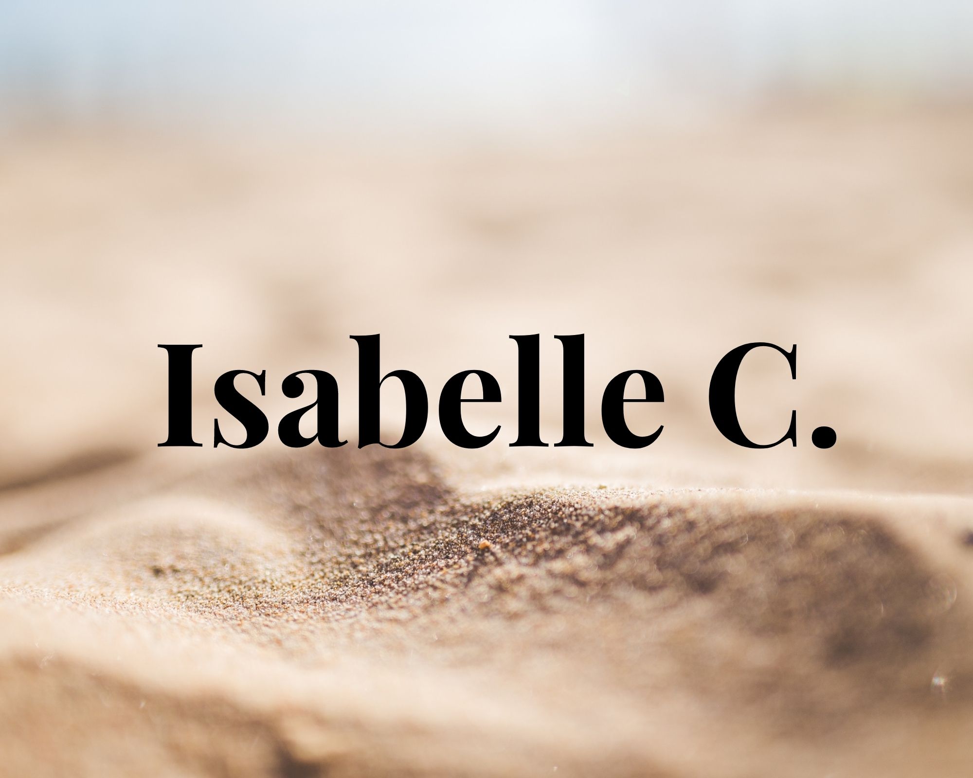 Isabelle clerc